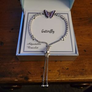 Butterfly Bolo Bracelet